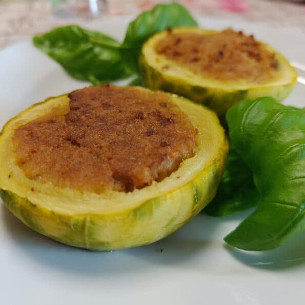 Zucchine Tonde Ripiene alla Magnani